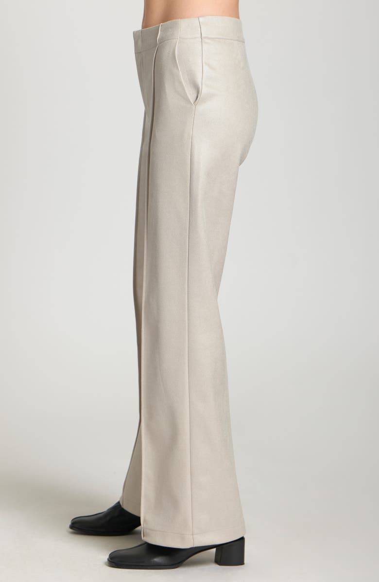 APNY Pintuck Wide Leg Pants, Alternate, color, Champagne