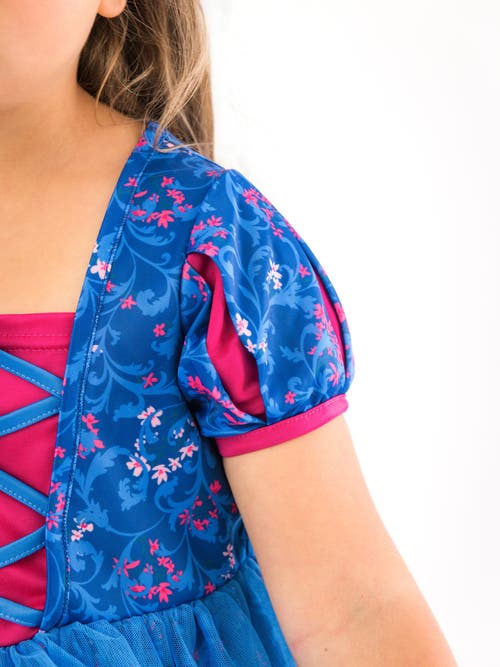 Rufflebutts Princess Dress-up Corset Nightgown In Blue