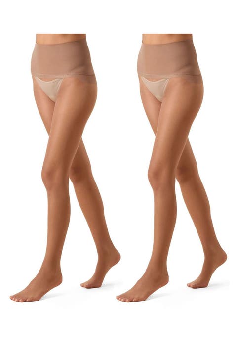 Crystal 2-Pack Sheer Tights