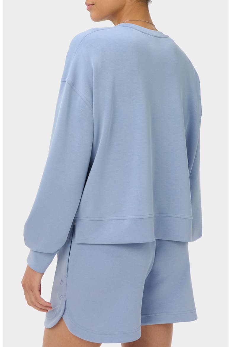 Sand Wash Cloud Sweatshirt, Alternate, color, LAGUNA BLUE