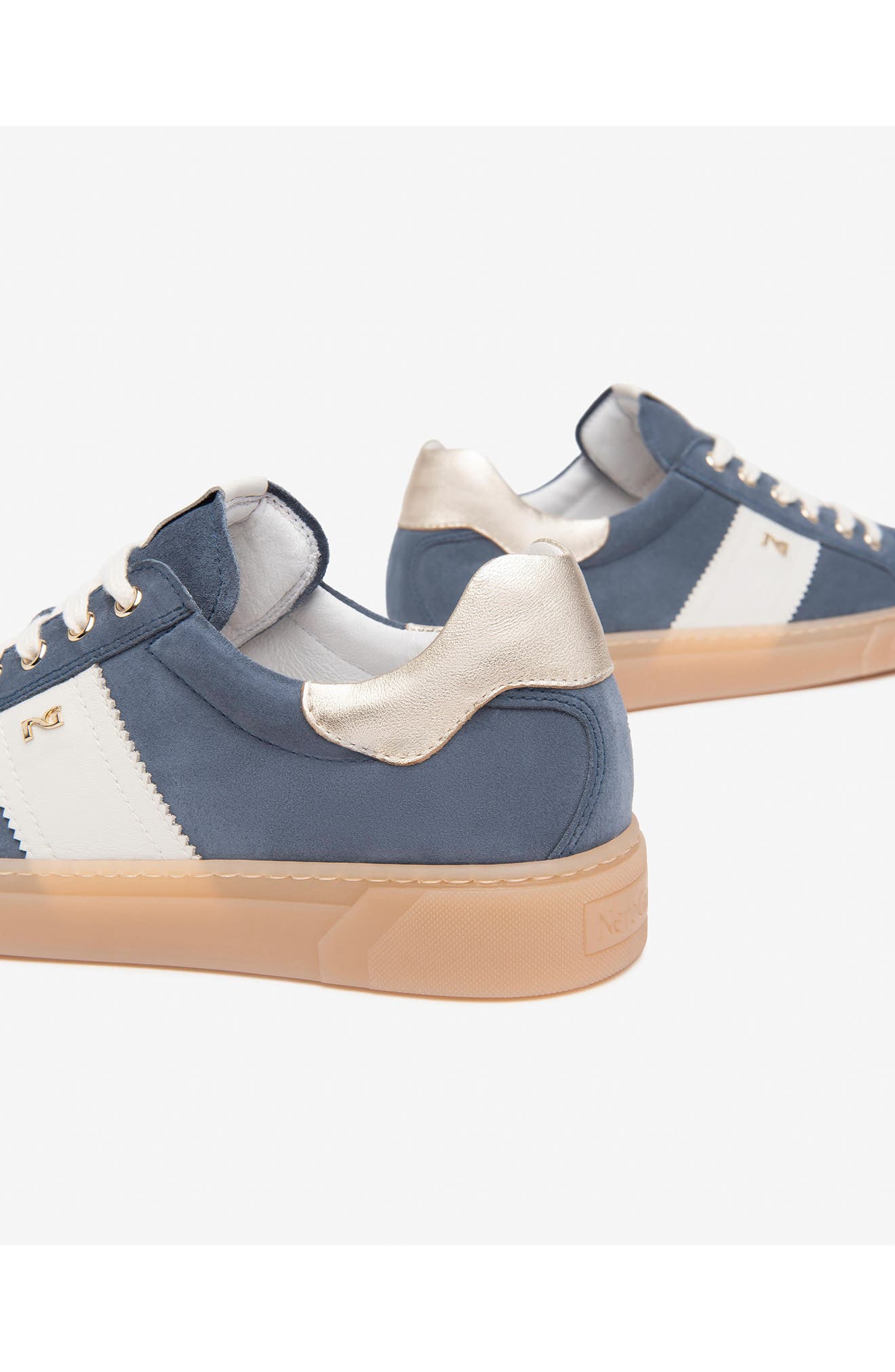 NeroGiardini Low Top Sneaker, Alternate, color, Denim