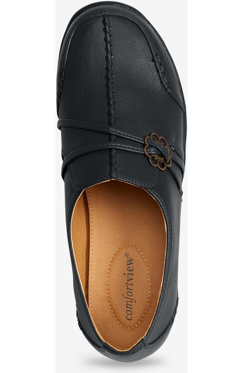 Comfortview The Natalia Slip-On Flat, Alternate, color, Black