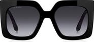 Etro 53mm Gradient Square Sunglasses