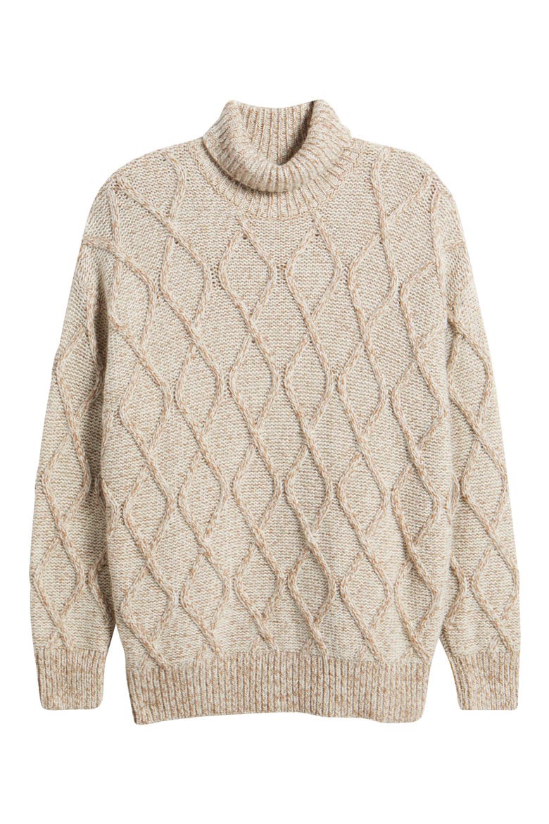 Estupendo Diamond Stitch Sweater, Alternate, color, WHITE