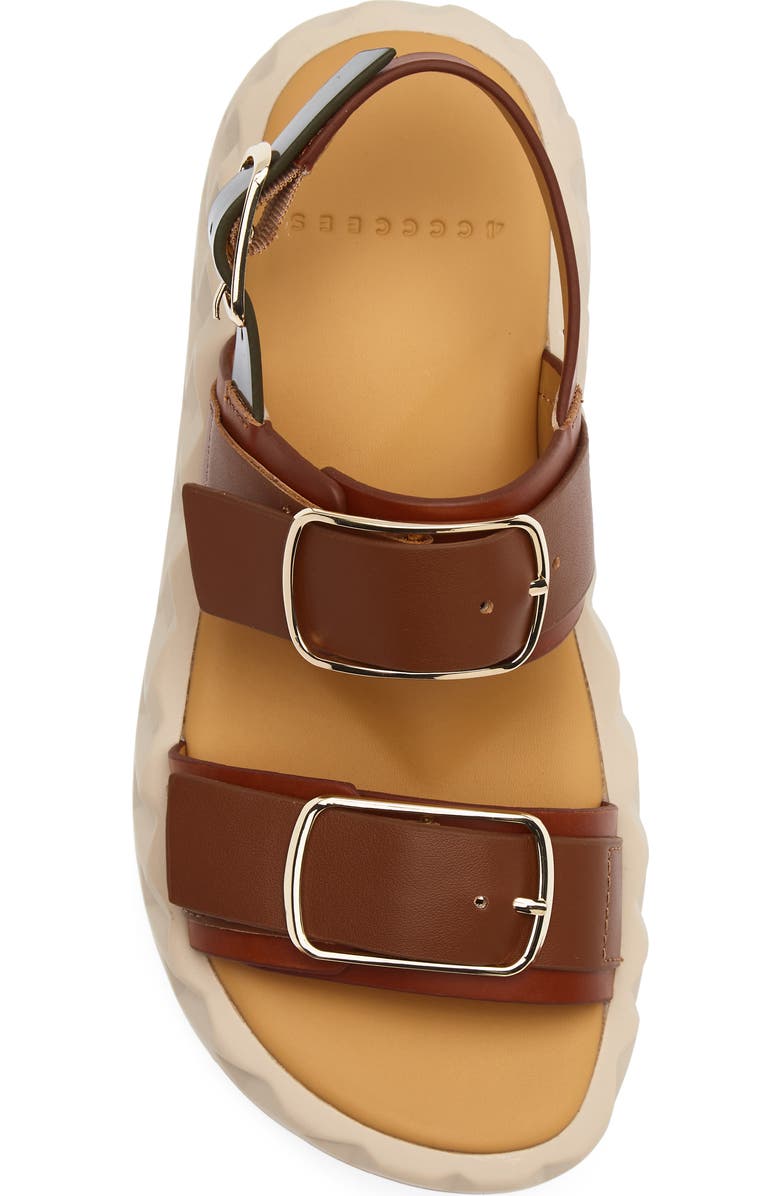 4CCCCEES Jabara Slingback Platform Sandal, Alternate, color, Brown