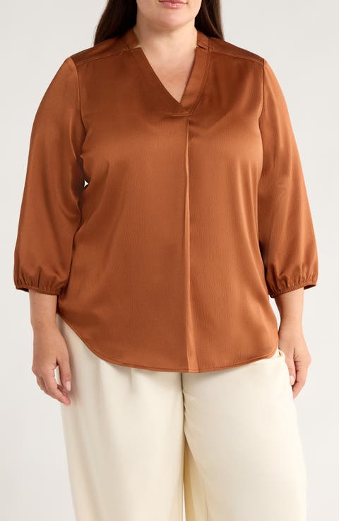 Brown Plus-Size Tops for Women | Nordstrom