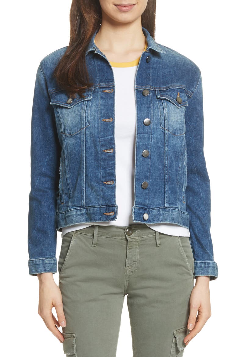 Le Vintage Denim Jacket, Main, color, WALTHAM WAY