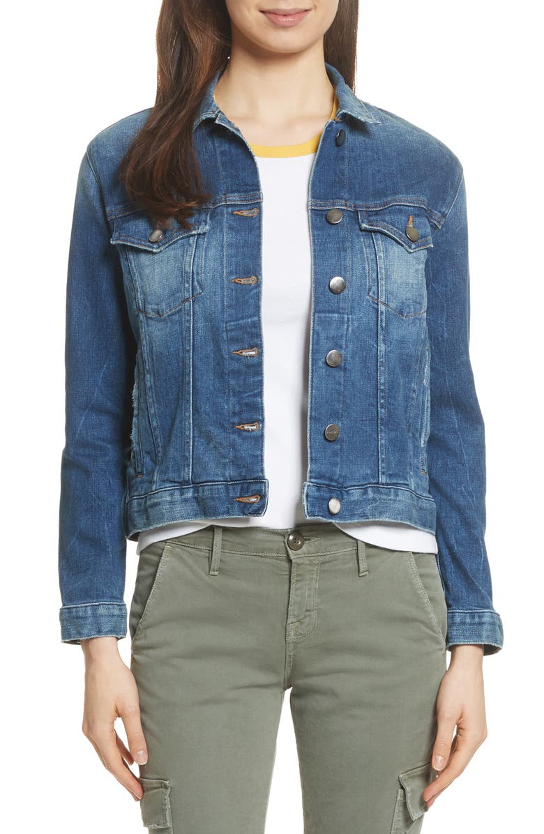 FRAME Le Vintage Denim Jacket, Main, color,