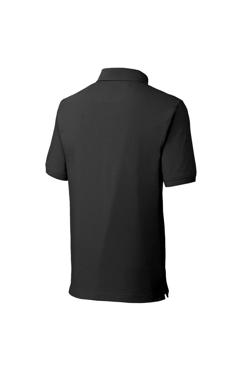 Cutter & Buck Men's Cutter & Buck Black Virginia Tech Hokies Advantage Tri-Blend DryTec Pique Polo, Alternate, color, 