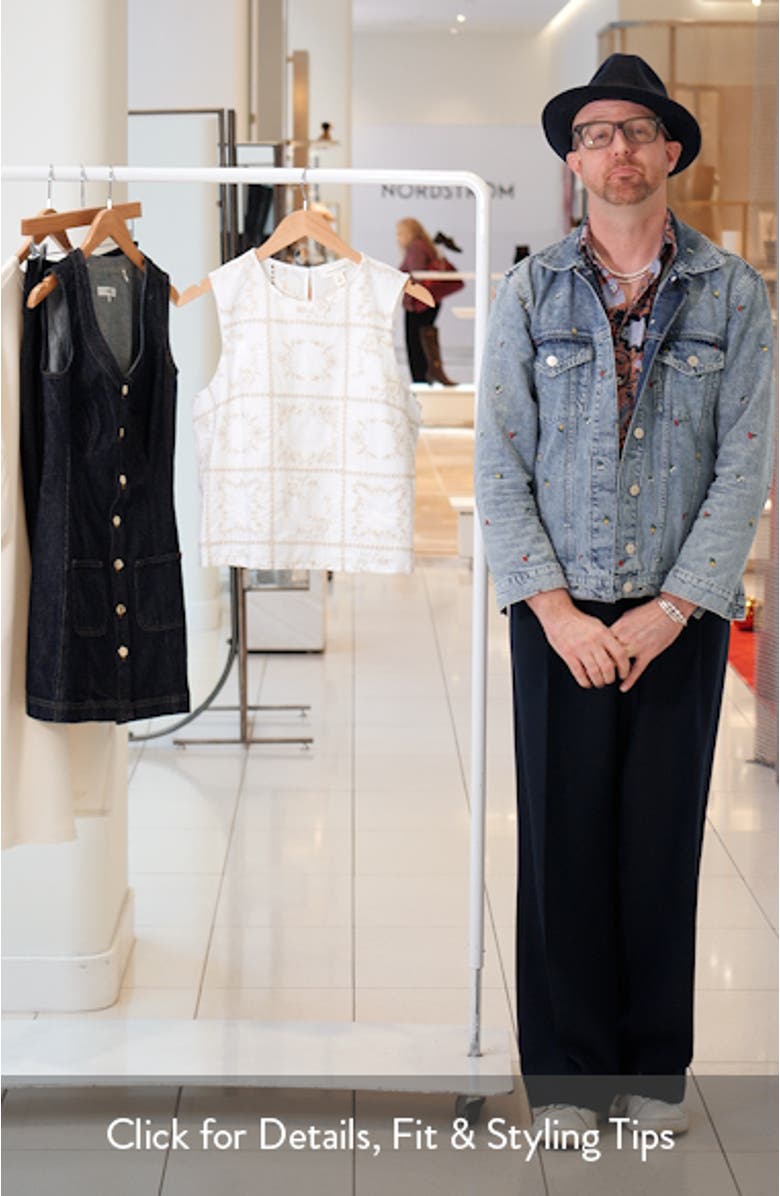 Floral Embroidered Top, sales video thumbnail