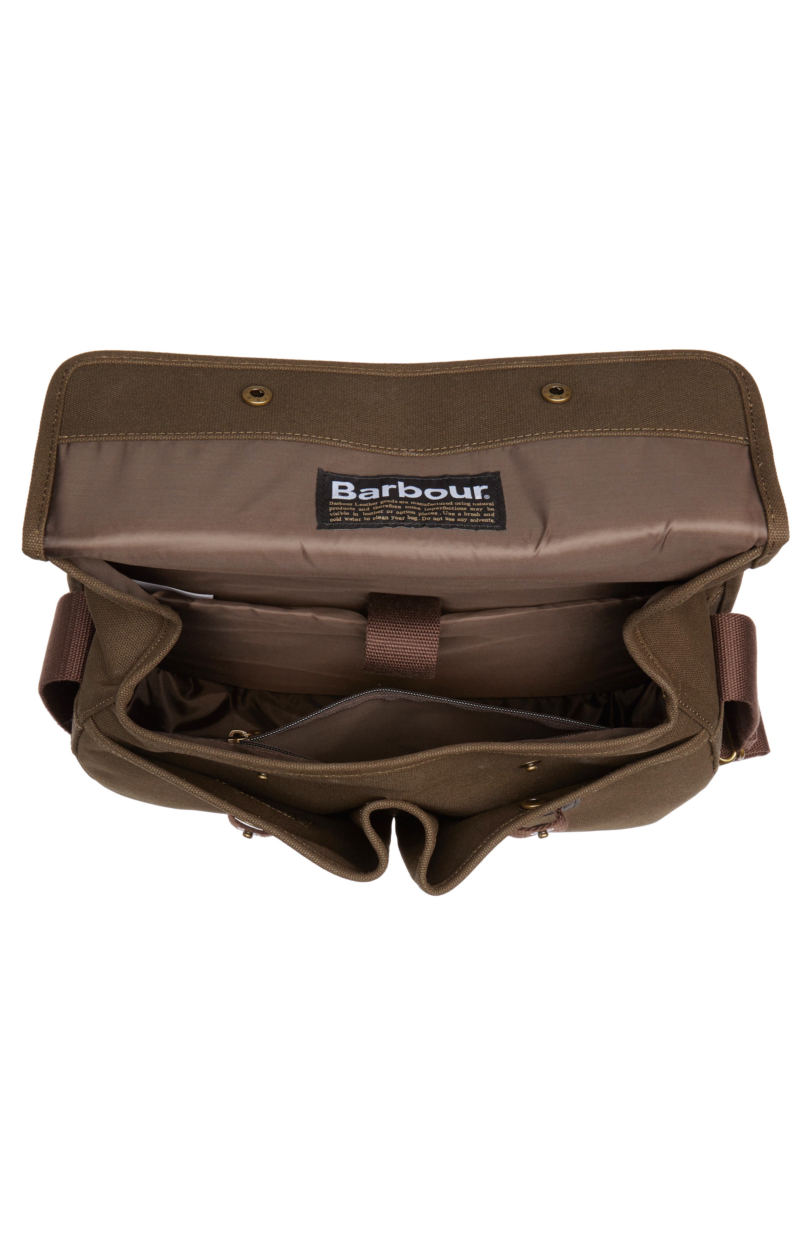 Barbour Tarras Canvas Messenger Bag, Alternate, color, 