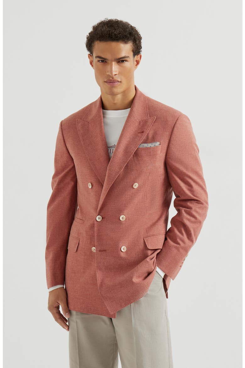 One-and-a-half breasted blazer, Main, color, Orange