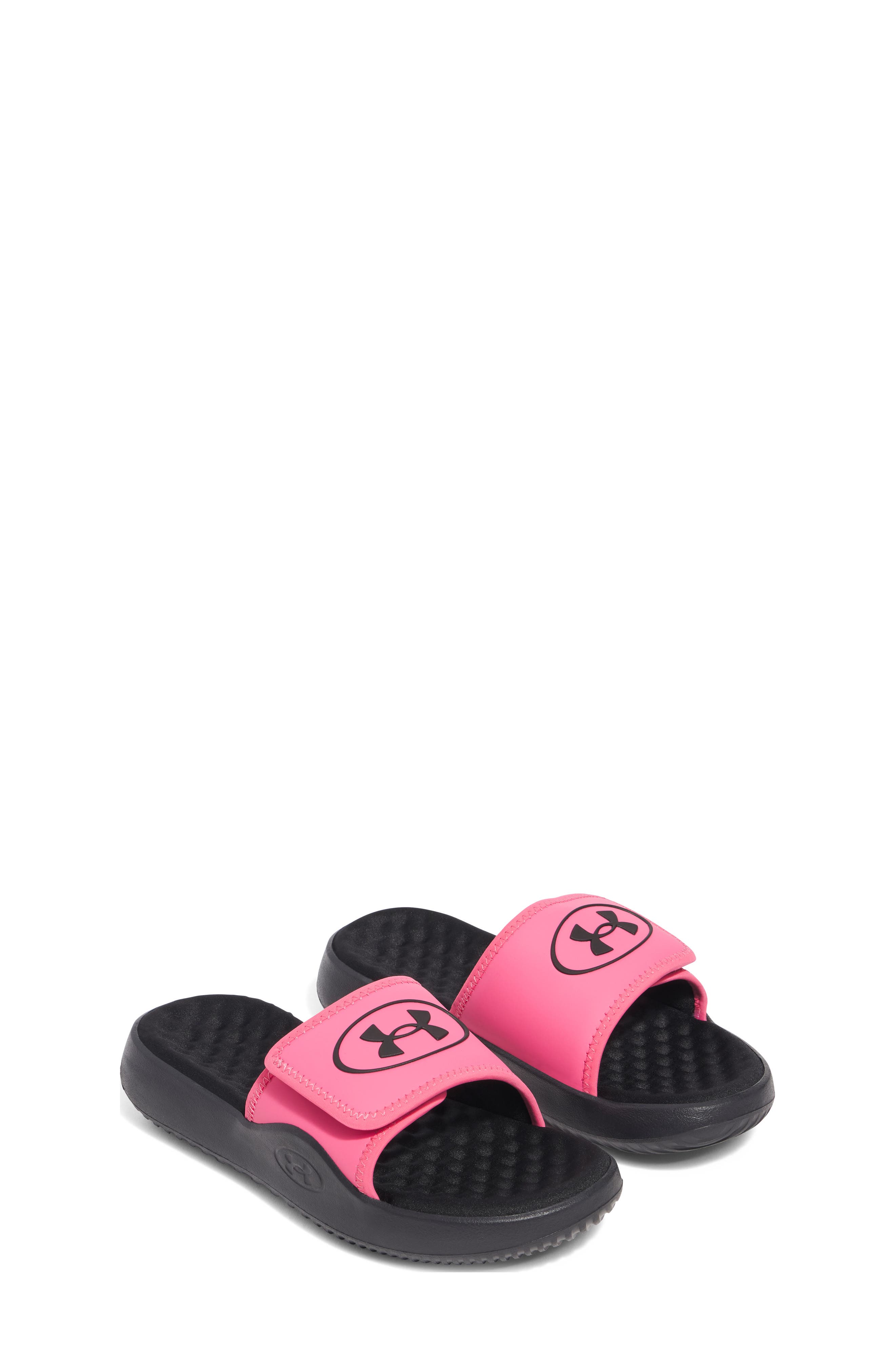 Under Armour Kids' Ignite Pro 8 Slide Sandal, Main, color, Black