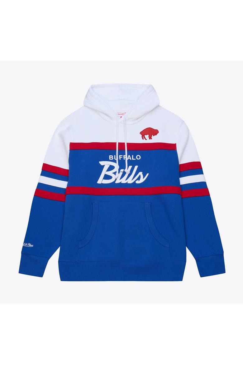Men's Royal Mitchell & Ness  Buffalo Bills Head Coach Hoodie, Main, color, Royal