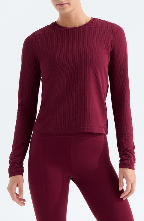 Golden Ridge LightRange Ribbed Performance Long Sleeve Tee