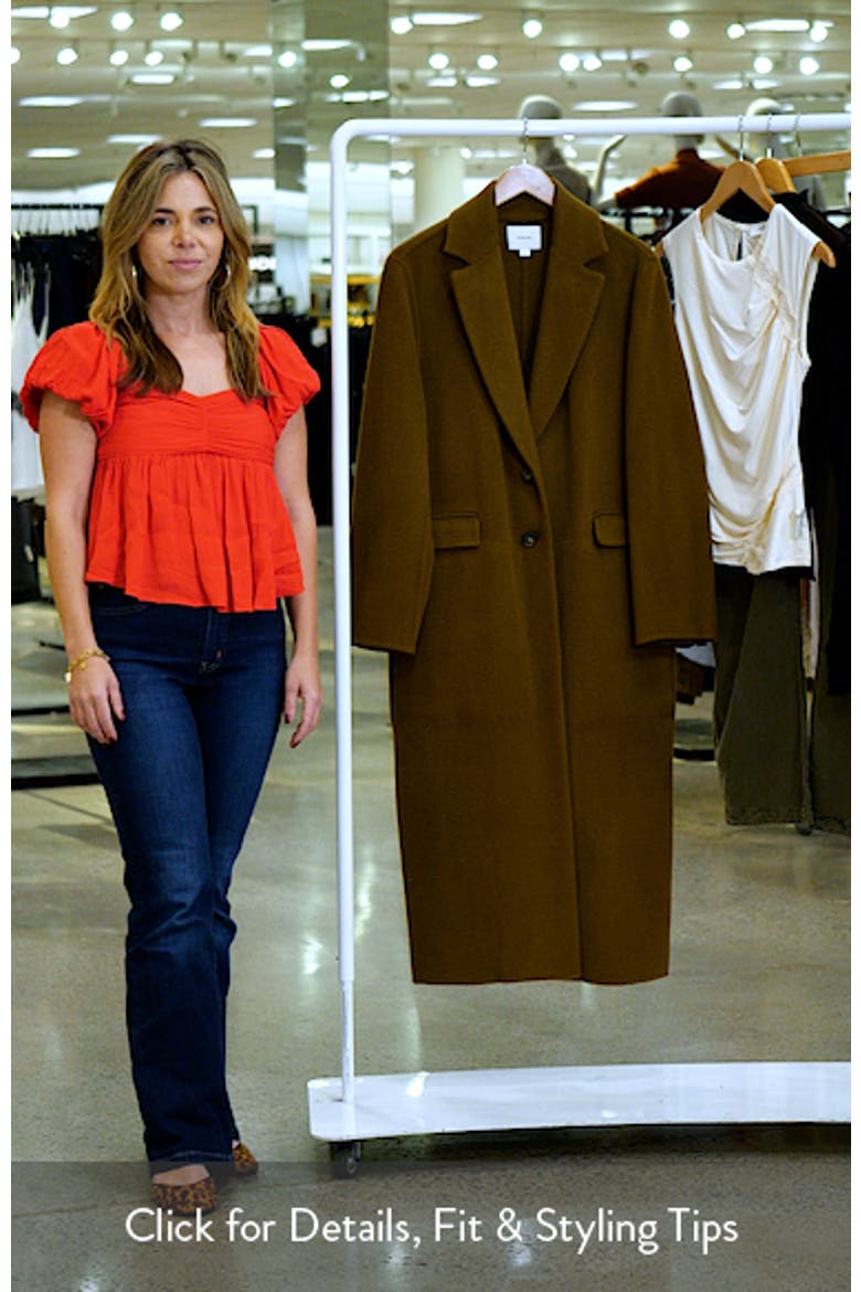 Single Breasted Wool & Cashmere Coat video