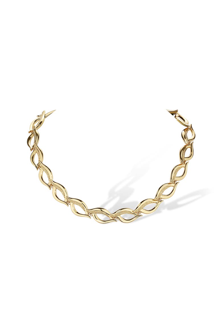 Horus Eye Necklace, Main, color, Gold