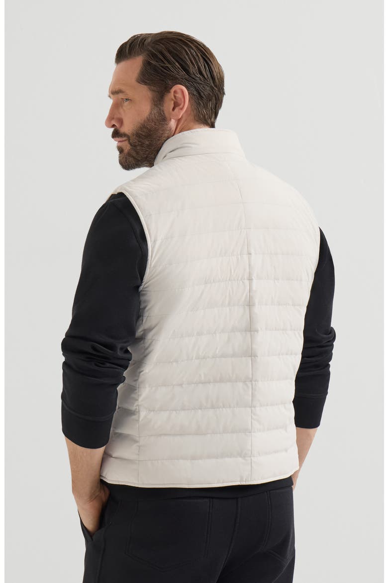 Bonded taffeta lightweight down vest, Alternate, color, Panama