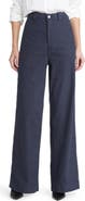 AG Deven Tailored High Waist Wide Leg Pants