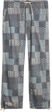 Double RL Patchwork Trompe l'Oeil Jersey Joggers