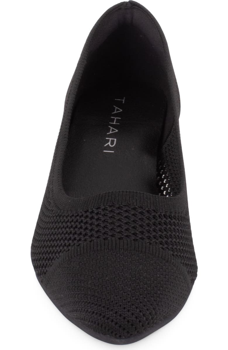 Tahari Basilica Cap Toe Pump, Alternate, color, Black