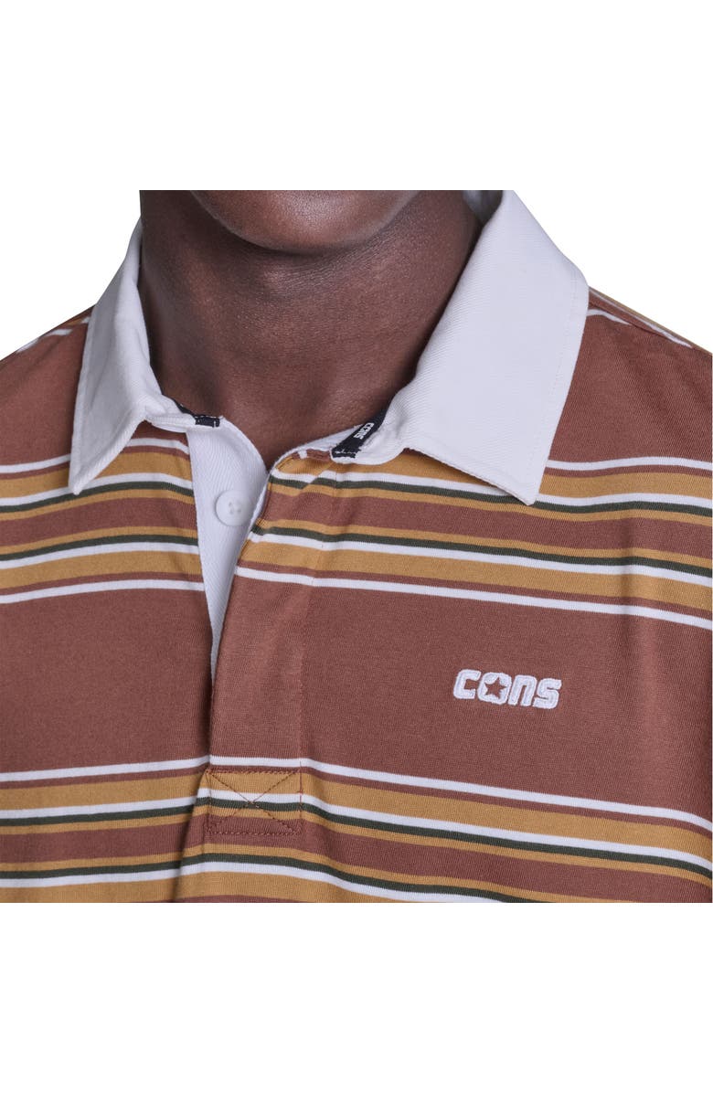 Converse Cons Stripe Polo, Alternate, color, Unearthed Multi