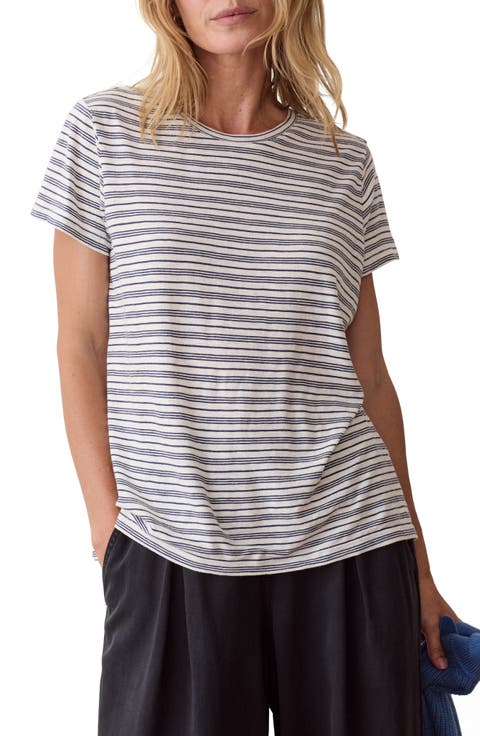Swing Stripe Crewneck T-Shirt