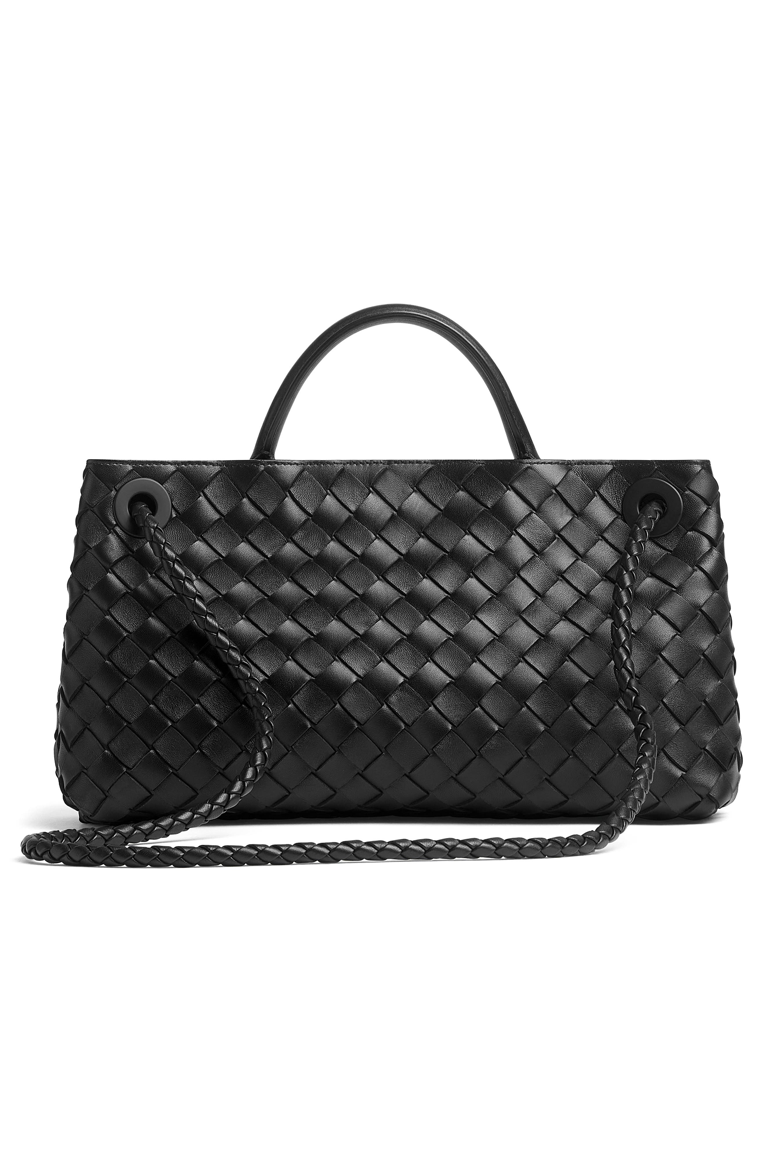 Bottega Veneta Small Andiamo Intrecciato Leather Shoulder Bag, Alternate, color, 