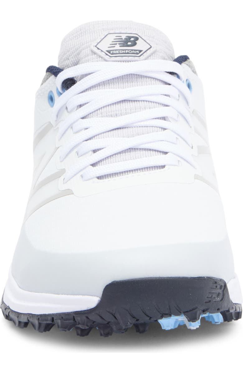 NEW BALANCE GOLF Fresh Foam Contend v2 Golf Shoe, Alternate, color, White / Blue