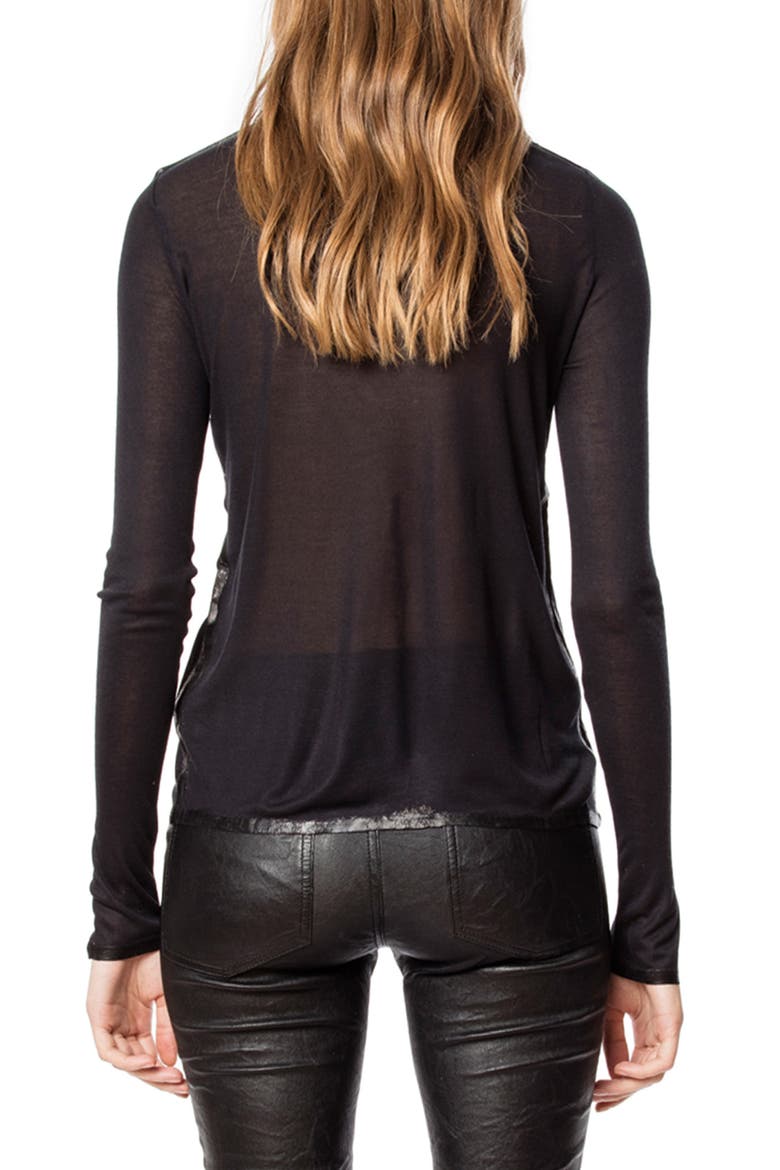 Willy Foil Tee, Alternate, color, BLACK