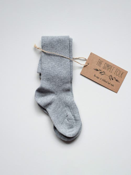 The Simple Folk The Ribbed Sock In Walnut