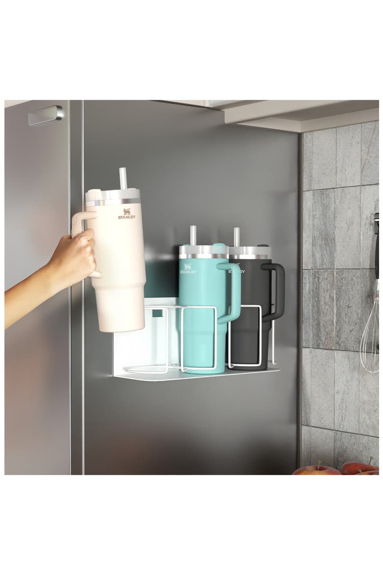 Tumbler Organizer, Main, color, WHITE