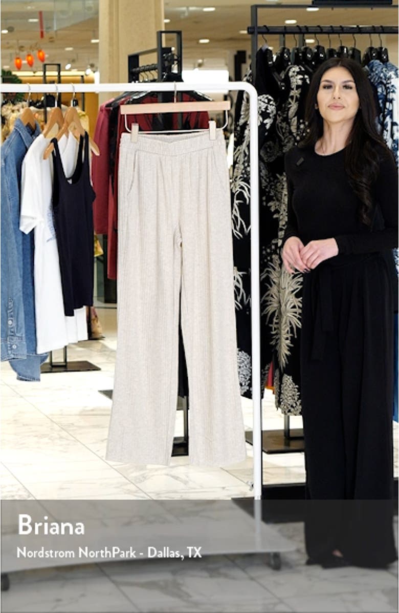 London Rib Wide Leg Pants, sales video thumbnail