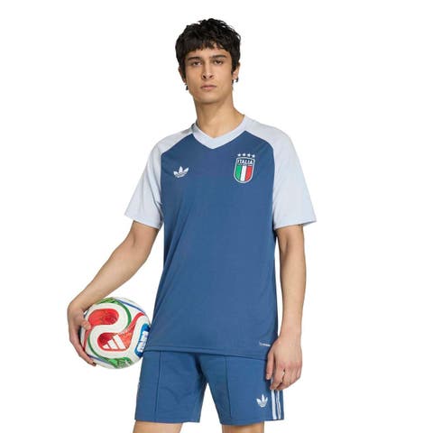 Men's adidas Blue Italy National Team 2026 Pre-Match Top
