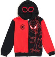 Marvel Spider-Man Cosplay Fleece Zip-Up Hoodie