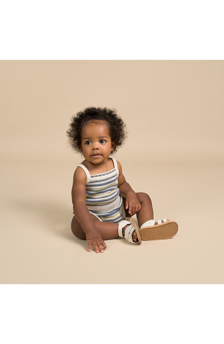 Modern Moments<sup>™</sup> by Gerber Crochet Sunsuit, Alternate, color, Teal