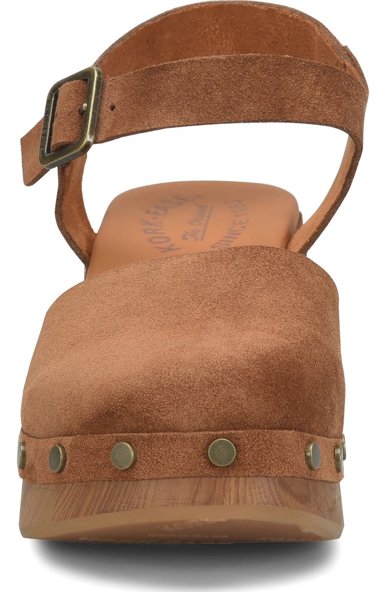 Kork-Ease<sup>®</sup> Tribecca Ankle Strap Platform Clog, Alternate, color, Tan Suede