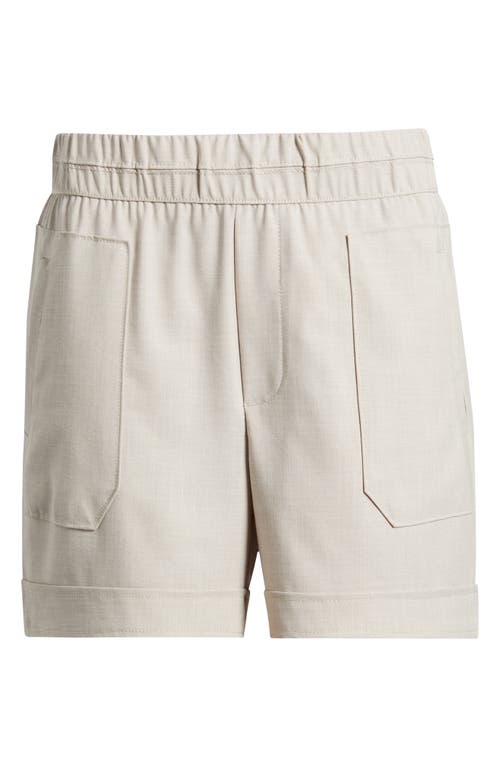 Wit & Wisdom Skyrise Patch Pocket Shorts In Neutral