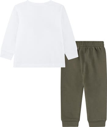 Kids' Long Sleeve Graphic T-Shirt & Fleece Joggers Set
