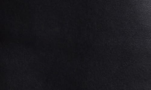 Rebecca Minkoff Nora Faux Leather High Neck Top In True Black