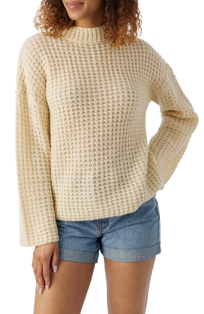 O'Neill Fawn Waffle Stitch Sweater, Main, color,