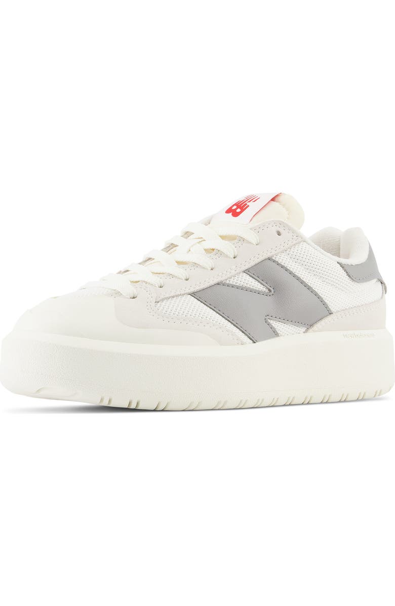 New Balance Gender Inclusive CT302 Tennis Sneaker, Alternate, color, Sea Salt/ Shadow Grey