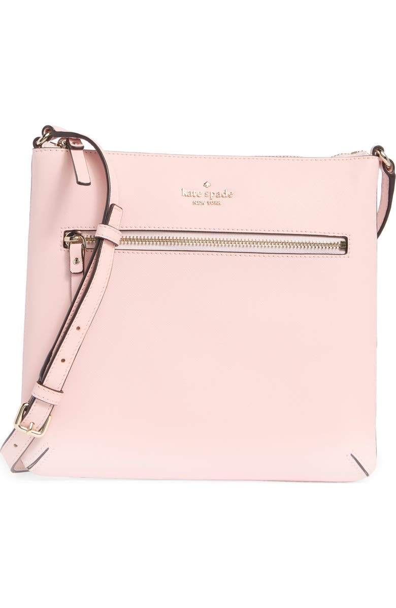 Kate Spade New York laurel way rima crossbody bag, Main, color, Chalk Pink