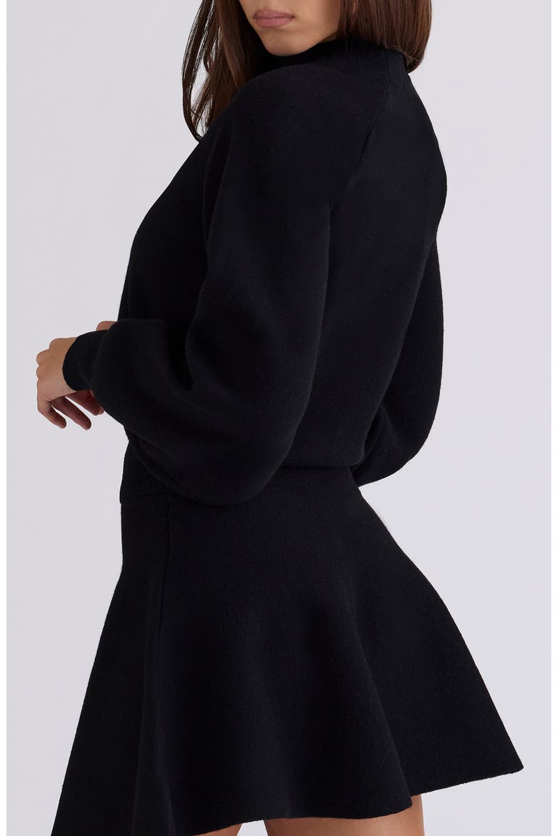 Cressida Wool Blend Sweater, Alternate, color, BLACK