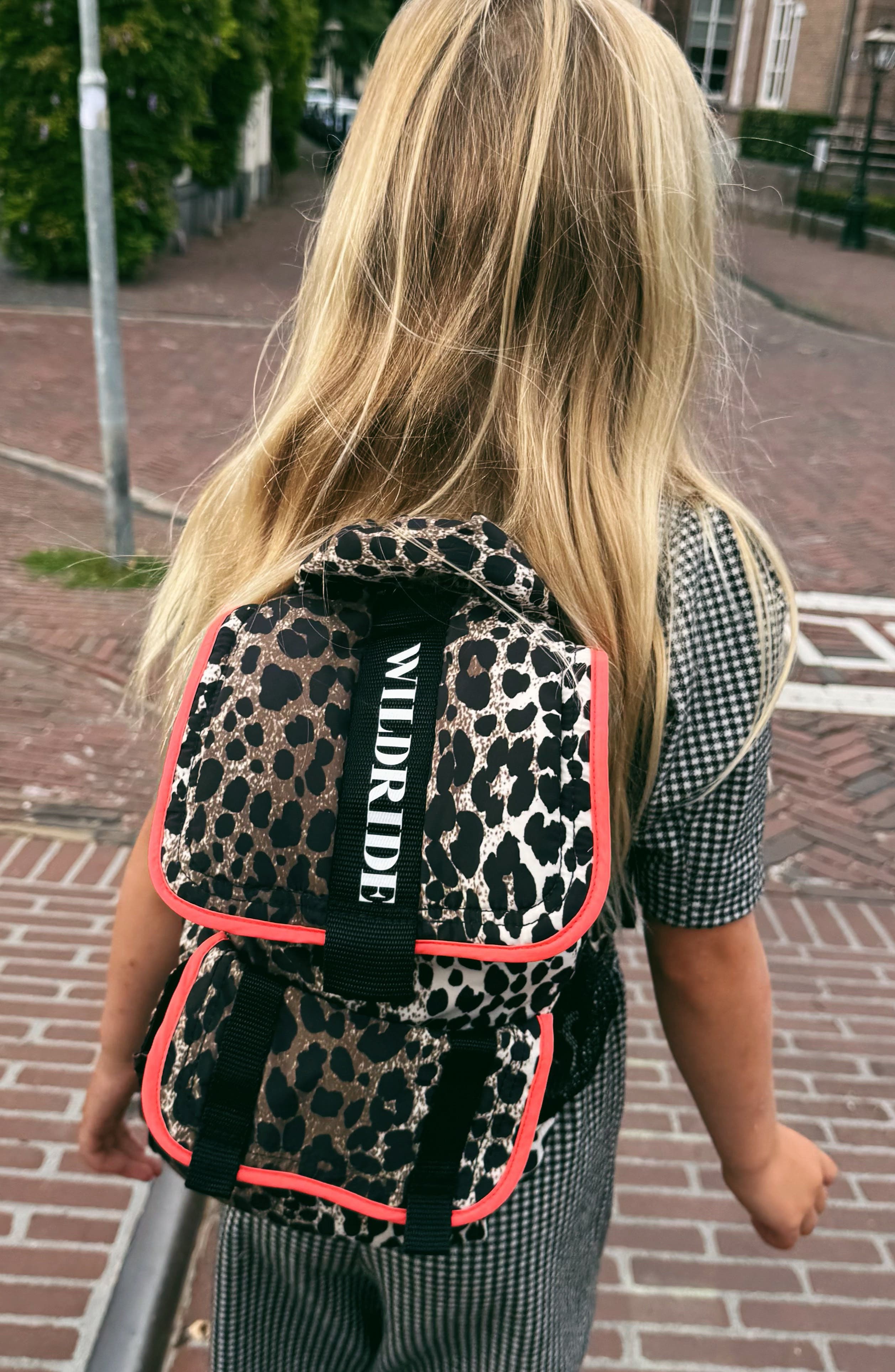 WILDRIDE Kid Sized Recycled Materials Backpack, Alternate, color, Savannah