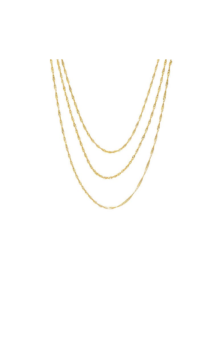 BY ADINA EDEN Baby Twisted Rope Chain Necklace Combo Set, Main, color,