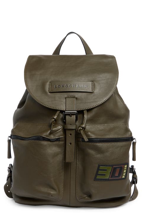 Signature 3D Leather Backpack
