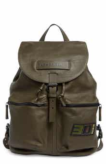 Longchamp Signature 3D Leather Backpack