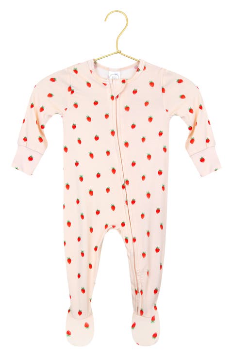 Print Zip Footie (Baby)