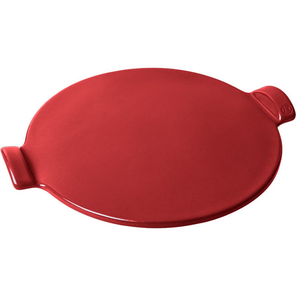 Emile Henry Made In France 14.5-inch Flame Top Pizza Stone In Burgundy